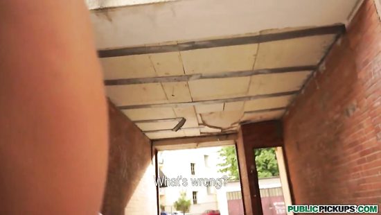 Быстрый секс сисястой с пикапером