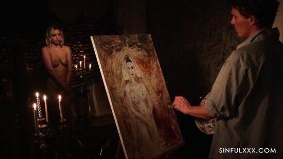 Натурщица для члена