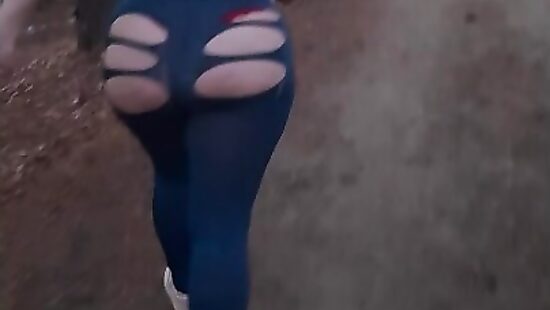 Big Ass Girl Jogging