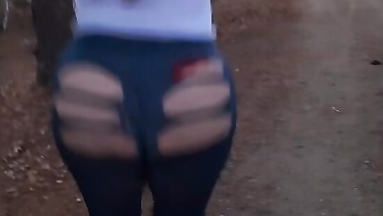 Big Ass Girl Jogging