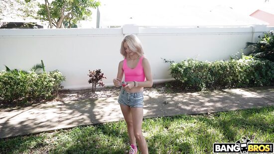 Поездка в киску блондинки