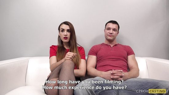 Чешка с заросшей мандой сношается с женихом на кастинге